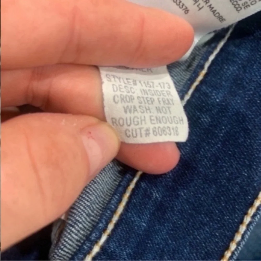 ✅ Mother Jeans Insider Crop Step Fray in Not Rough Enough